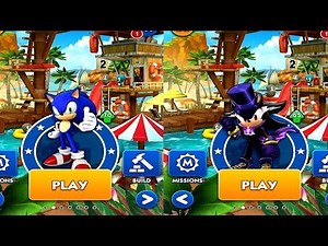 Sonic Dash SONIC VS VAMPIRE SHADOW Android iPad iOS Gameplay HD