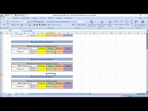COMMENT CRÉER UNE PROGRAMMATION EN FOOTBALL