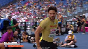 Leichtathletik-EM 2024: Zehnkampf - der Weitsprung mit vier Deutschen