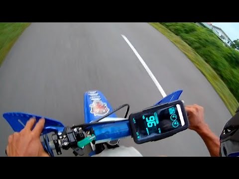 Yamaha PW80 Test TopSpeed
