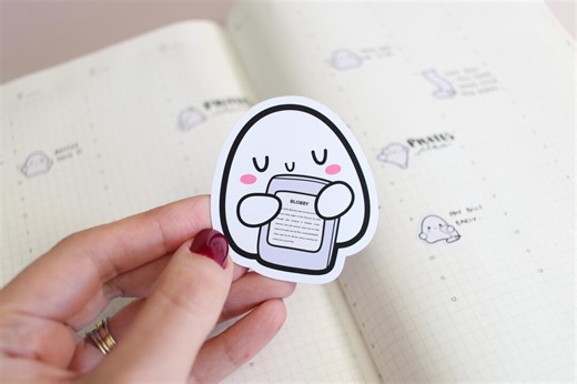 E-reader Love (kindle, Kobo, Nook) | Vinyl Matte Sticker for Planners and Journals - Etsy