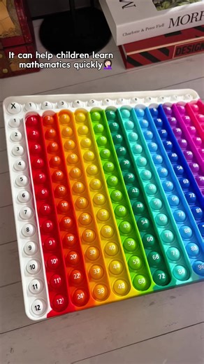 Make math fun with this 12x12 times table game! The perfect way to practice and play! #MathFun #LearningisFun #TikTokShopBlackFriday #TikTokShopCyberMonday #spotlightfinds