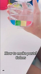 ✨ How to Mix Perfect Pastel Colors | Easy Color Mixing Tutorial 🎨 #PastelColors #ColorMixing