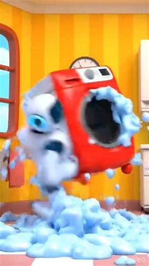 Ye AI Robot Washing Machine Ko Dushman Samajh Baitha 😆🤖🧺 | Desi Ai Comedy #shorts