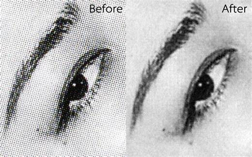 【追星技能】感动！再也不用担心扫图有网纹噪点了！PS教程第三期之3种方式去扫描网纹，总有一种适合你