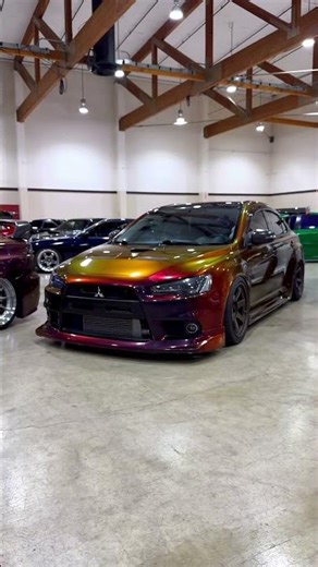 Color shifting Red Evo X
