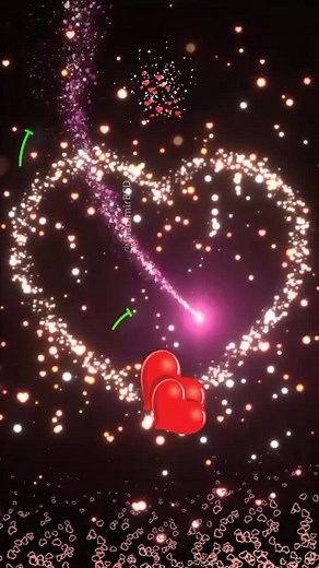Animated Love Scenes Featuring Heart Emojis and Arrows