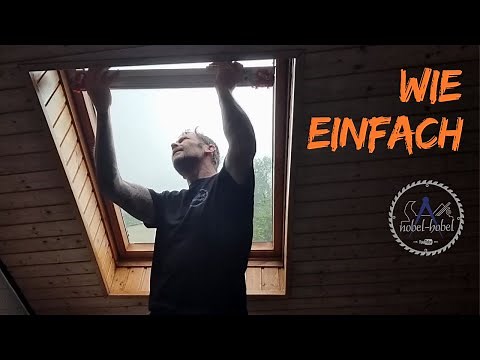 Dachfenster Rollo Montage selbermachen - Velux