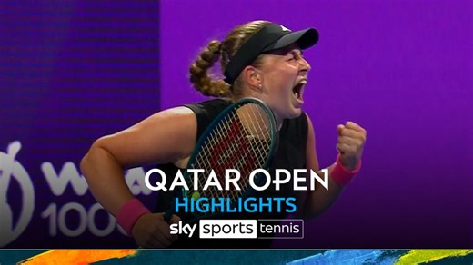 Qatar Open: Iga Swiatek's incredible winning run in Doha ended by Jelena Ostapenko