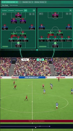 The Most ATTACKING 343 FM26 Tactic! #fm26 #football #fm26tactics #footballmanager26