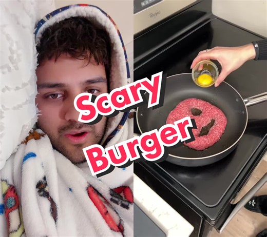 Funny Cooking Video Reaction: Scary Burger!
