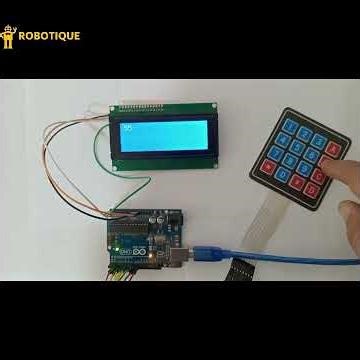 Calculator controlled by the Arduino UNO board #shorts