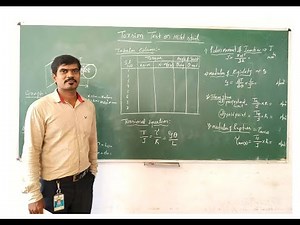 VTU- Mechanical Engg- 3rd/4th Sem- MT Lab- Torsion Test