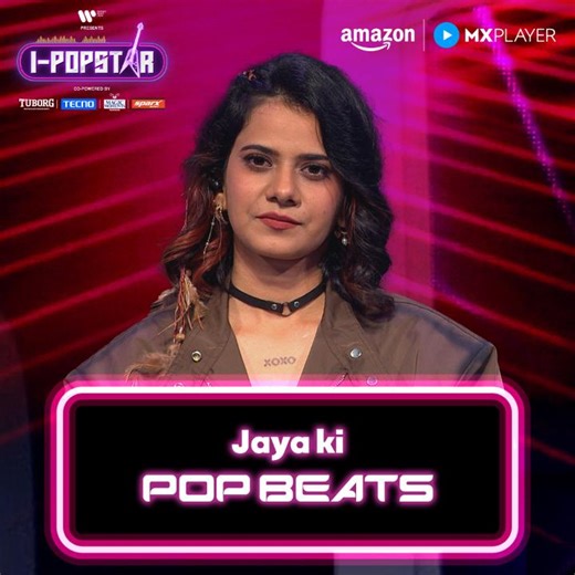 Jaya ka yeh song hai sabse best 👌🏼 I-Popstar streaming now on Amazon MX Player for FREE | All Episodes Out Now #IPopstar Co- Powered by #TuborgIndia Tuborg Zero Packaged Drinking Water, Tecno Mobile India and Magic Moments Music Studio #MagicMoments and Sparx Style Partner #OWND Grooming Partner VI JOHN Group Sound Partner Sennheiser Chinese Food Partner Chinese Wok Glam Partner #FacesCanada Audio Streaming Partner Spotify Streaming Partner - #AmazonMXPlayer Music Label Partner Warner Music In