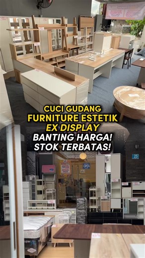 Cuci Gudang Furniture Estetik di Homj Furniture