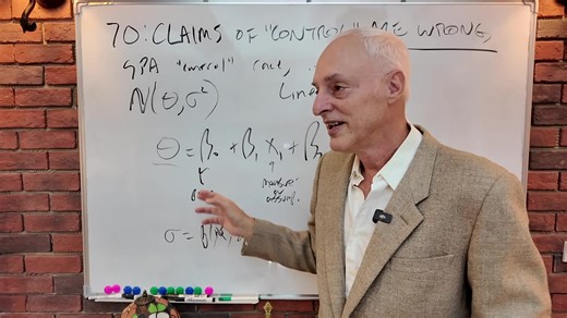 Class 70: Most Claims Of "Controlled For" Are Wrong: The Right Way