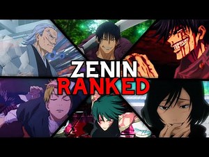 Ranking The Zenin Clan From Weakest To Strongest!