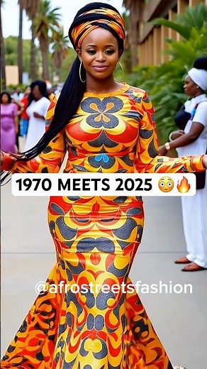 POV: When 1970 Vintage Collides with 2025 African Fashion 🤯🔥