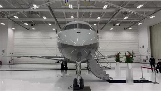 The new Bombadier Global 6500 was purchased in early 2024 and has to go through a lot of manufacturing processes. Finally delivered in February 2026. Arrived in Accra yesterday. 🙏🏾🙏🏾🙏🏾. #IbrahimMahama #Dzata #Mining #Bombadier #Global6500