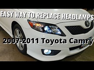 2007-2011 Toyota Camry Easy way to replace the Headlamp Housings Give your car an upgraded look! LED