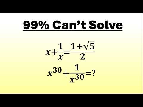 An Amazing Golden Algebra Problem | Can You Solve This Puzzle?