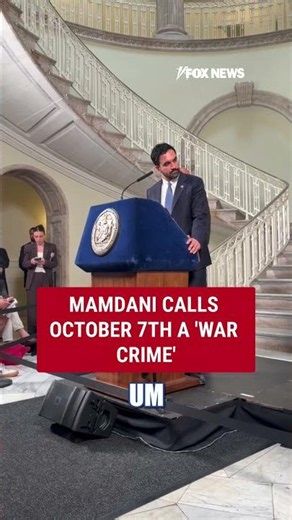 Mamdani calls October 7th a 'WAR CRIME' #foxnews #news #us #fox