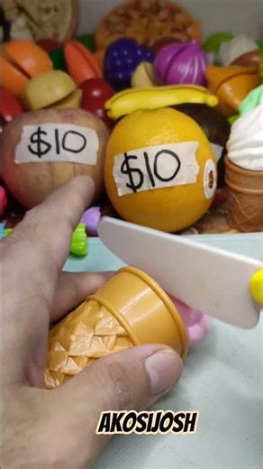 Asmr satisfying 🌈🔪Cutting Ice cream 🍦 #trending #shorts #shortsfeed #viral #asmr #satisfying #toys