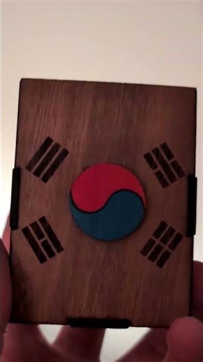 Korean flash card container