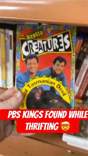 Kratts Creatures VHS Found while thrifting at Goodwill 🤯 #shorts