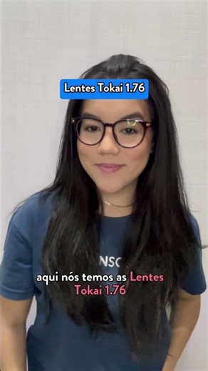 Lentes com -5.00 graus de miopia