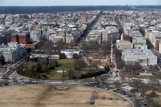 The White House wants to build an underground center to provide security screening for visitors