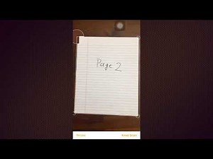 Using the iPhone Notes App as a Scanner to Make pdf Files