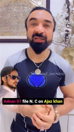 AYESHA MEMEWALI | Adnan 07 file Nc on Actor ajaz khan #memesofmumbai #memepage #ajazkhan #adnan07dz #team07 #viral #trendingnow #trendingreels apko... | Instagram