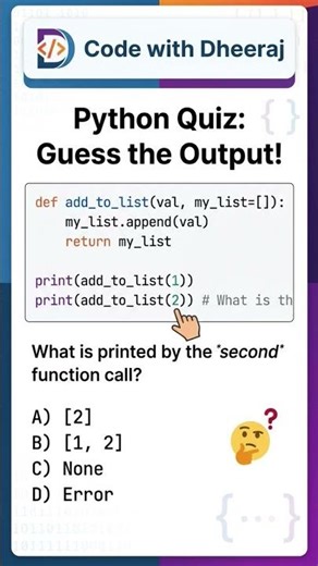 Think you know Python? 🐍 Most developers get this WRONG! 🤯 #PythonQuiz #Coding