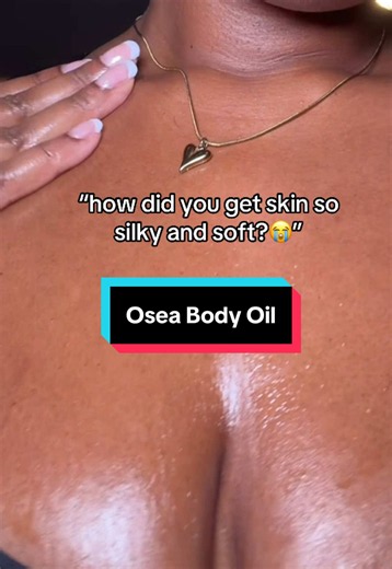 This got me feeling silky and smooth 🥰 #Osea #BodyOil #skincare #dryskin #tiktokshopcreatorpicks