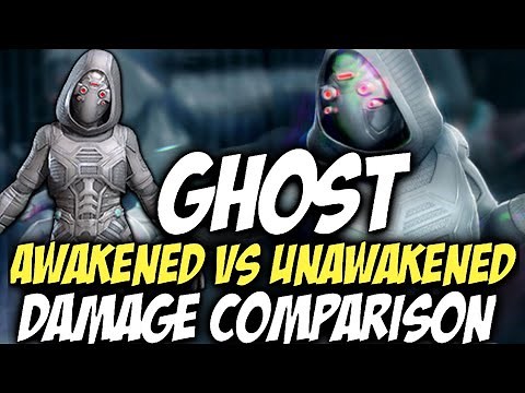 Ghost Awakened Vs Unawakened Damage Comparison | How Much Does She Need It? | Contest Of Champions