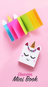 18K views · 159 reactions | Make your own adorable Unicorn Mini Notebook! 濾✨ #diynotebook #unicorncrafts #handmade #diy #ArtAndCraft #easyDIY #papercrafts #backtoschool #craftideas #giftideas #tutorialvideo | D.I.Yay | Facebook