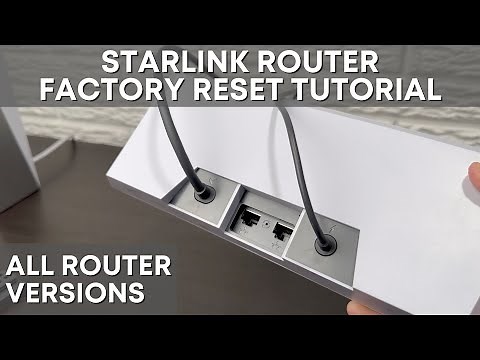 How To: Starlink Router Factory Reset