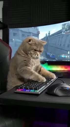 🎮🐱 The Gamer Cat Lost It