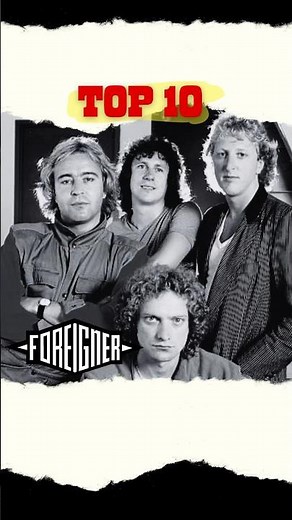 Top 10 Songs by Foreigner #70smusic #rock