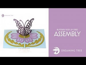 SVG File - Butterfly Pop Up Card - Assembly Tutorial (For Cricut, Silhouette, and ScanNCut)