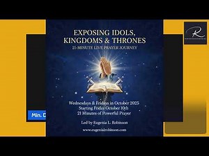 21 Mins. In The Morning Prophetic Prayer Monday, October 13, 2025