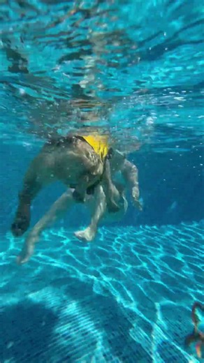 The new jaws trailer is terrifying 🦈 😱 #dog #swimmingdog #scarydog #funnydog