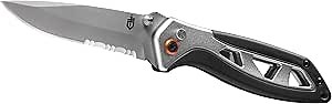 Gerber Outrigger Knife, Assisted Opening, Serrated Edge [30-000707]