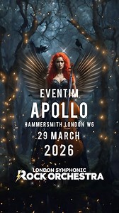 🔥 LONDON – WE HEARD YOU! 👊 The London Symphonic Rock Orchestra is bringing its high-voltage symphony-meets-rock experience to one of the most iconic venues in the world… EVENTIM APOLLO, HAMMERSMITH, LONDON W6. Where: @eventimapollo When: 29th March 2026 Doors: 18:30 Live: Tickets on sale NOW One Stage. One Orchestra. One Rock Spectacle. The LSRO returns with the greatest anthems in rock history, performed like you’ve never heard them before. Epic arrangements. Blistering solos. A symphonic exp