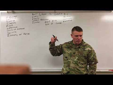 Army Leader Development - 1 “What is War: An Exploration Of Art And Science”