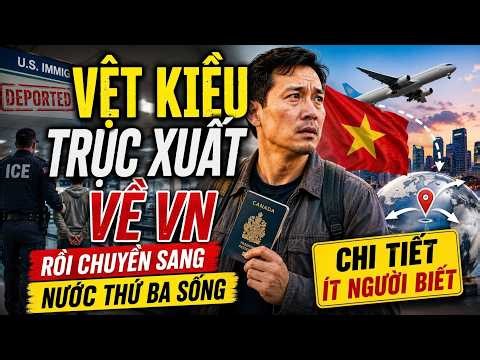 VIỆT KIỀU TRỤC XUẤT VỀ VN RỒI CHUYỂN SANG NƯỚC THỨ BA SỐNG, CHI TIẾT ÍT NGƯỜI BIẾT