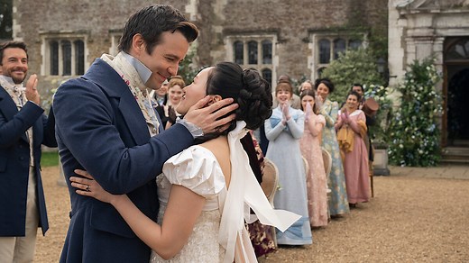 Behind the Scenes of Benedict and Sophie's Surprise Wedding with the Bridgerton Cast