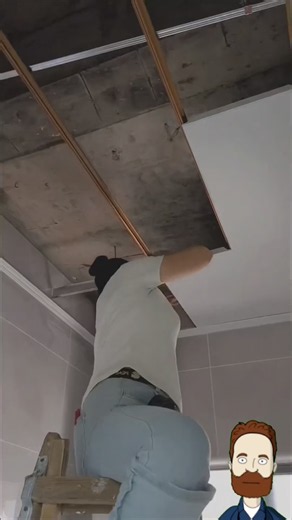 PVC Ceiling Installation Looks So Clean