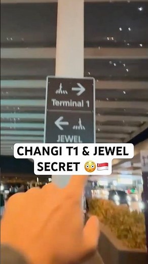 👀 How Close is Jewel Changi to Terminal 1? A 30s Walk?! 🚦